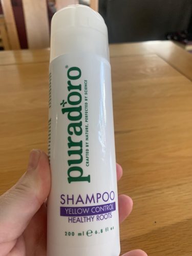 Click to view full screen Yellow Control & Healthy Roots Shampoo – Neutralizes Brassiness, Brightens Blonde & Grey Hair 200ml photo review
